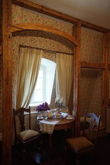 Фото номера Улучшенный двухместный номер с 1 кроватью Отель Liepupe Manor г. Liepupe 3